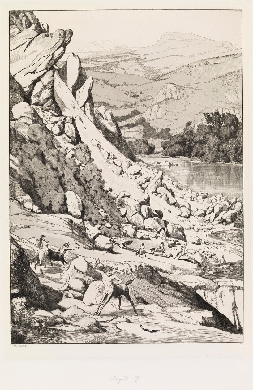 Glissement de terrain - Max Klinger