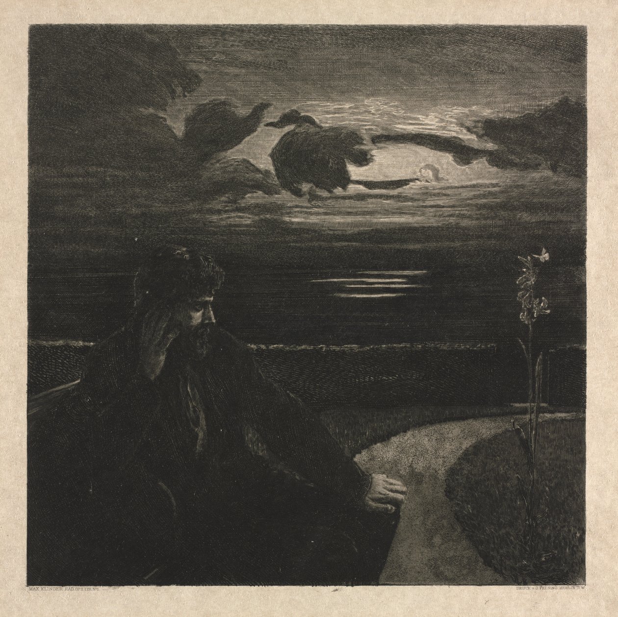 Nuit, de Sur la Mort, Première Partie, Opus XI (Nacht, Vom Tode, Erster Teil, Opus XI) - Max Klinger