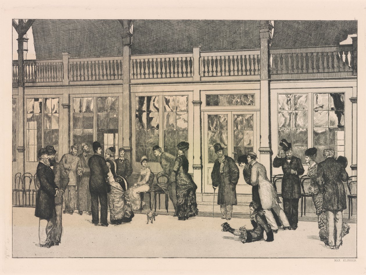 « Ort » (Place), de la série « Ein Handschuh » (Un gant) - Max Klinger