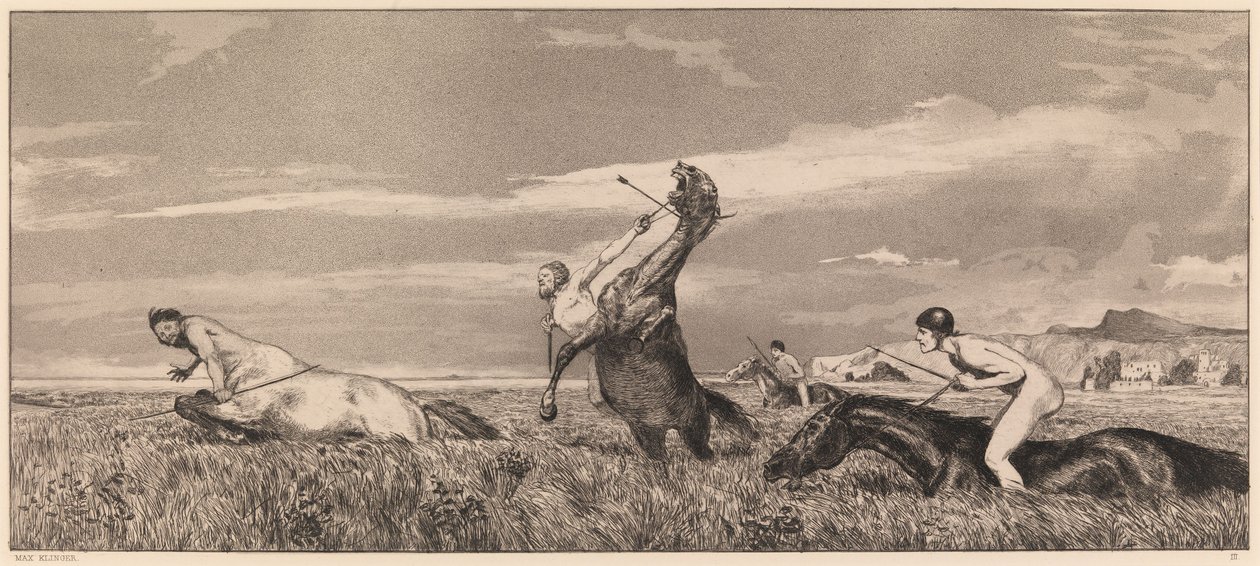 Centaure poursuivi - Max Klinger