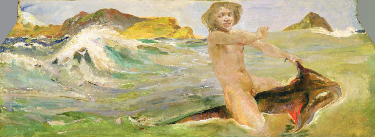 Chevaucher un requin - Max Klinger