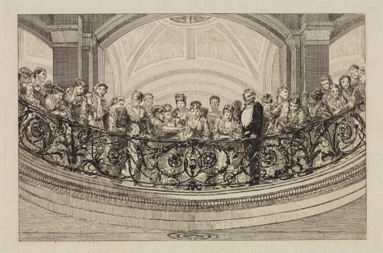 Grille en fer forgé dans le vestibule - Max Klinger