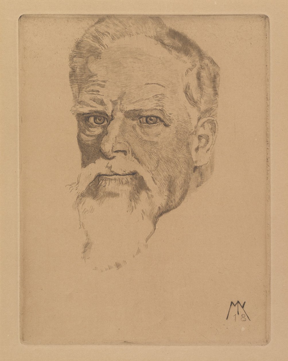 Autoportrait - Max Klinger