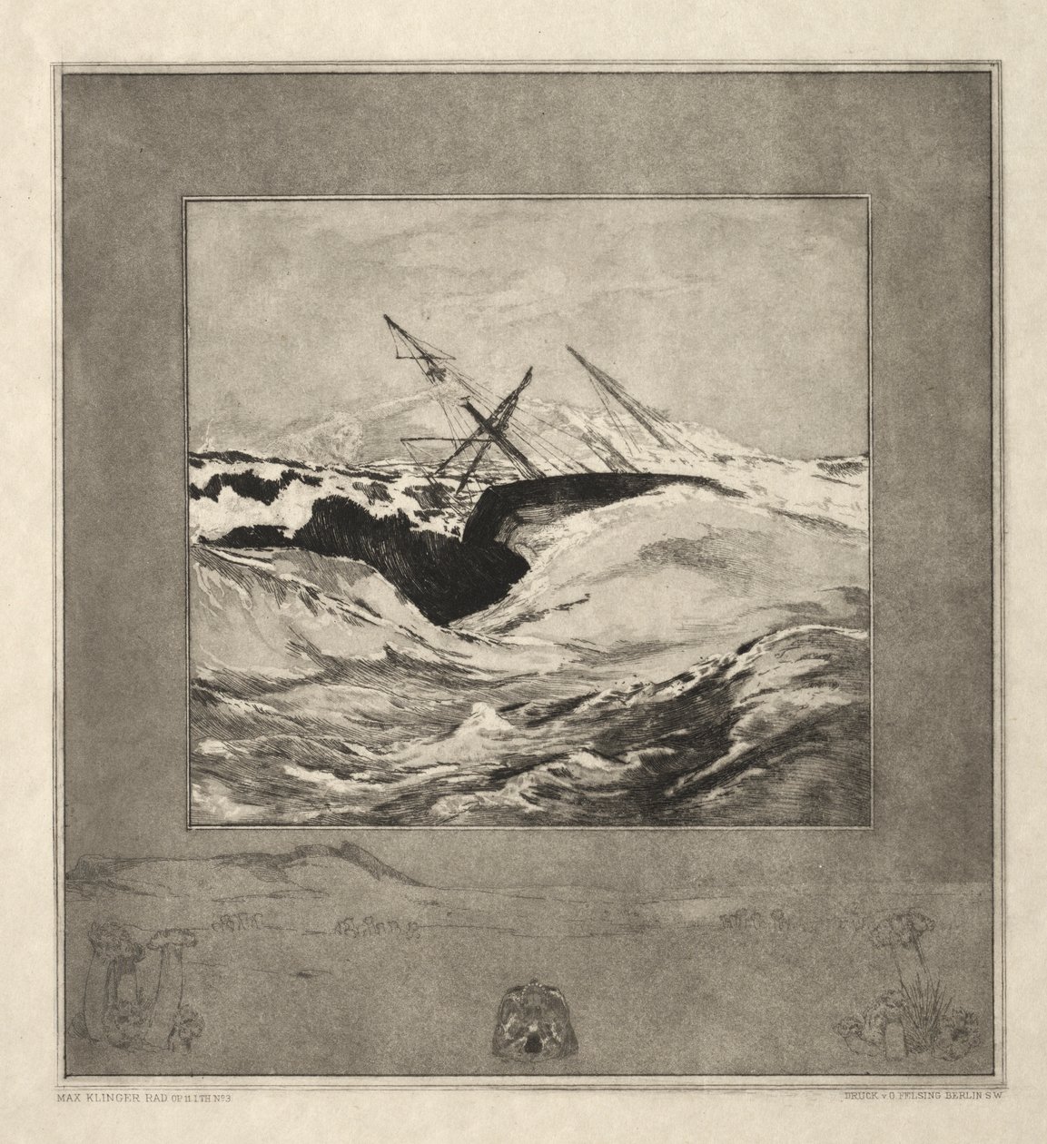 Vom Tode I, (Opus II, 1889) No. 3 - Max Klinger