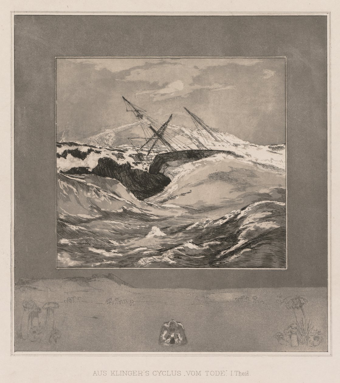 Vom Tode I Opus II, 1889, No. 3 - Max Klinger