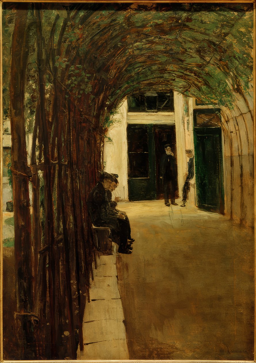 Maison des vieillards à Amsterdam - Max Liebermann