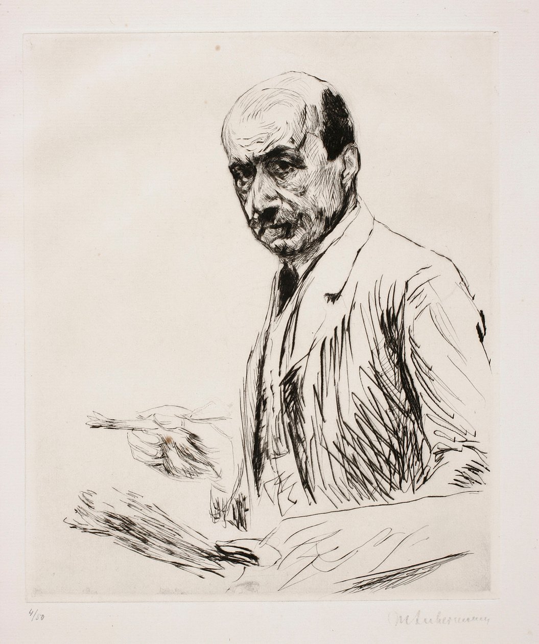 Autoportrait avec palette - Max Liebermann