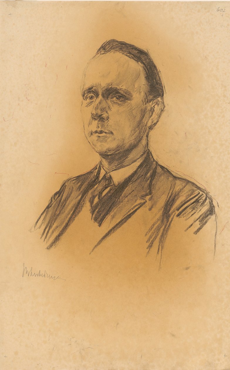 Portrait du professeur Werner Jäger - Max Liebermann