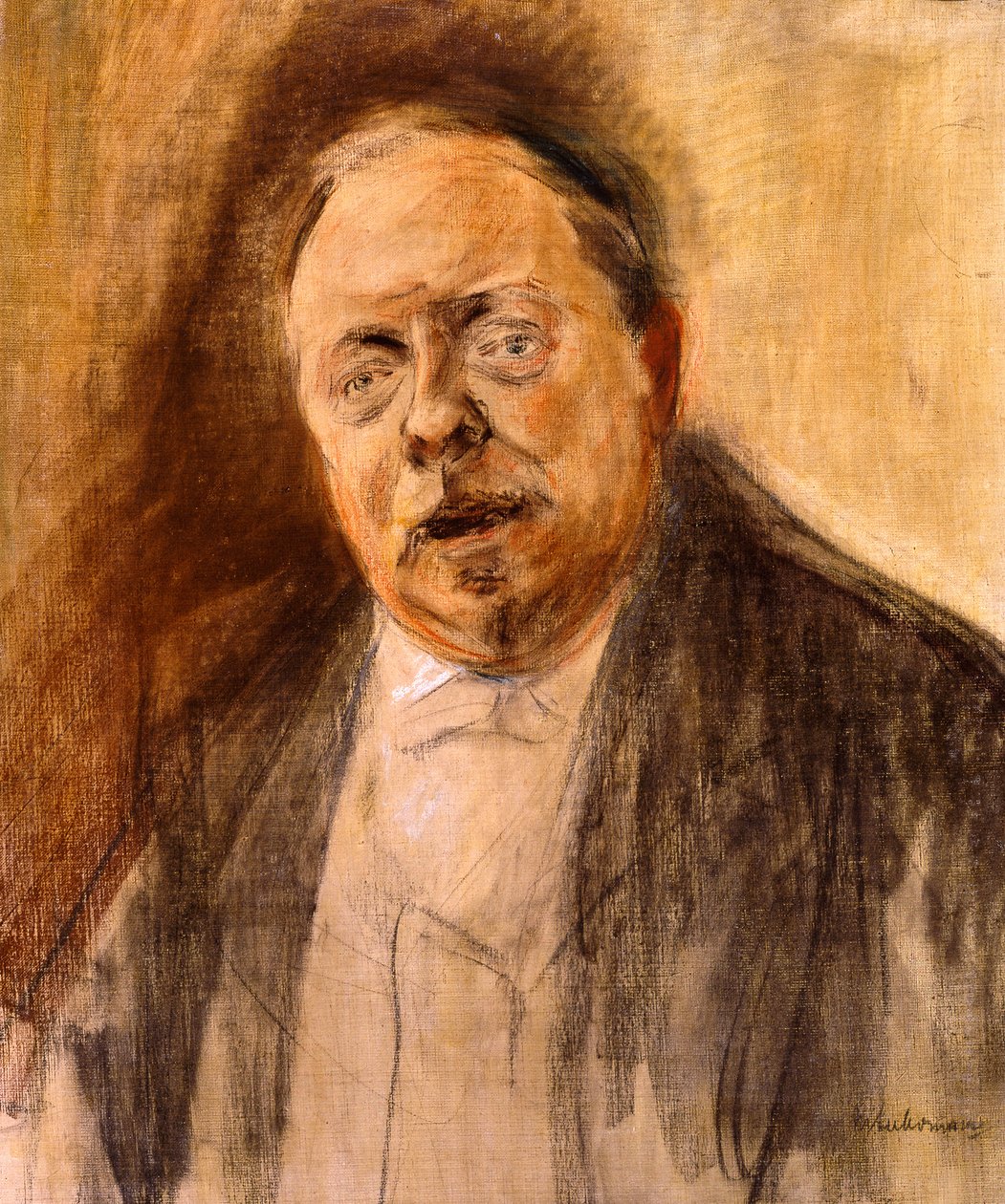 Étude de portrait du baron Alfred von Berger - Max Liebermann
