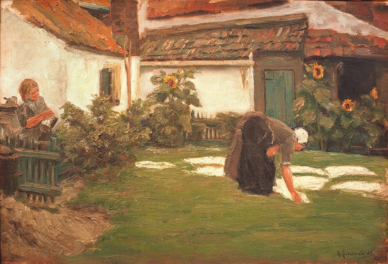 Le blanchissage - Max Liebermann