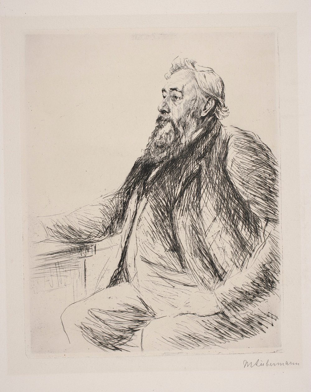 Portrait de Brinckmann - Max Liebermann
