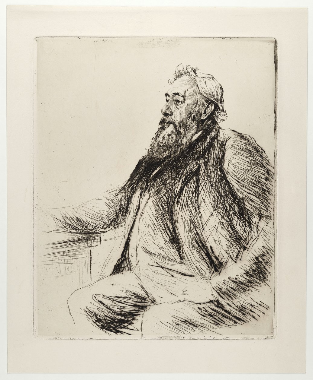 Portrait de Justus Brinckmann - Max Liebermann