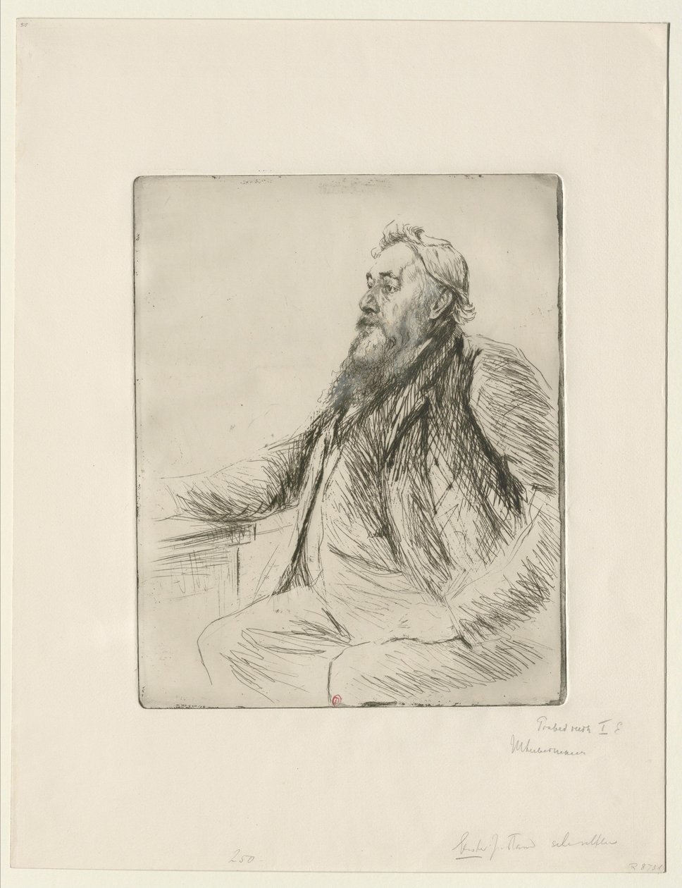 Portrait de Justus Brinckmann  Portrait de Justus Brinckmann - Max Liebermann