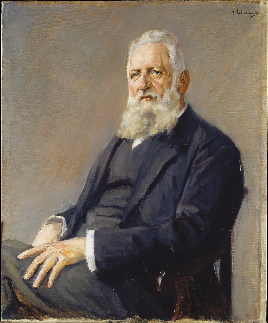 Portrait de Franz Adickes, maire de Francfort - Max Liebermann