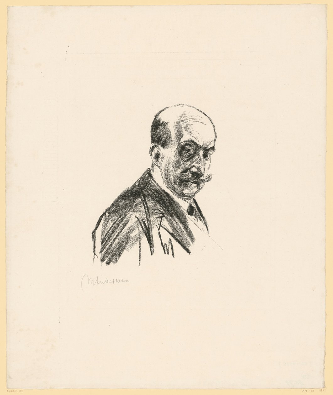 Autoportrait - Max Liebermann