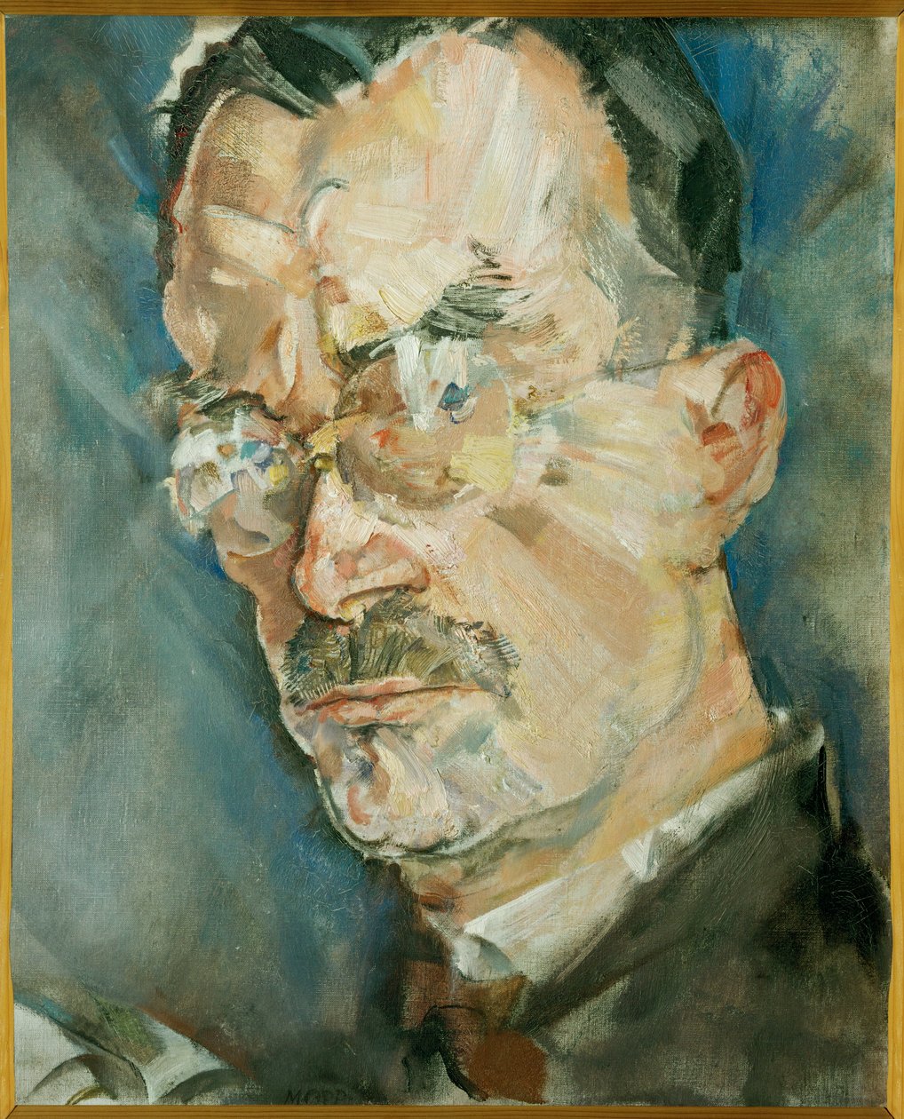Écrivain Thomas Mann (peinture sur toile) - Max Oppenheimer