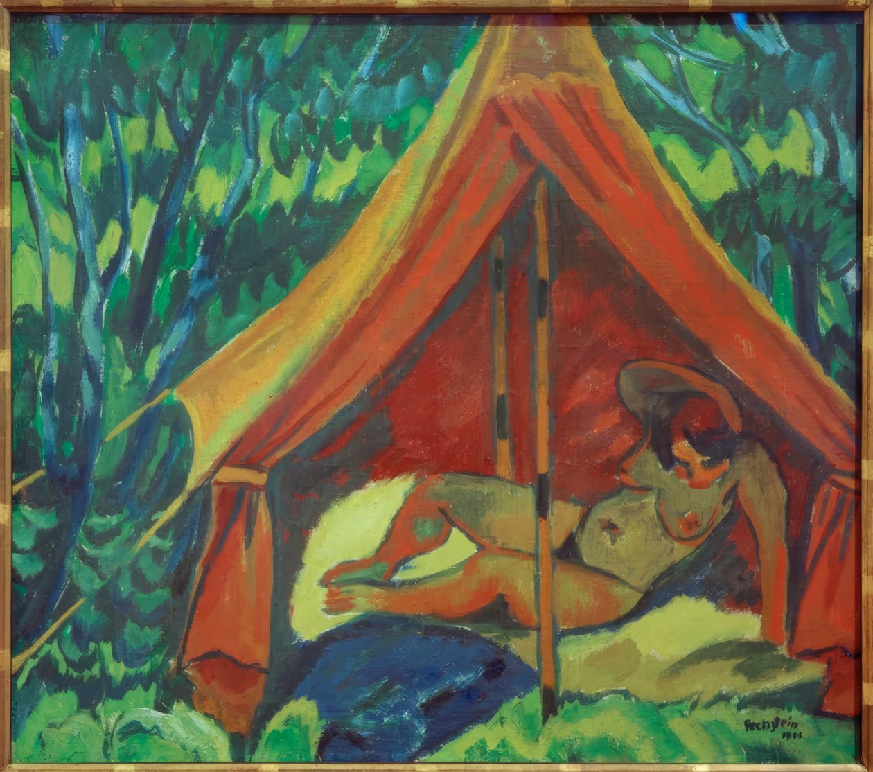 Acte sous la tente - Max Pechstein