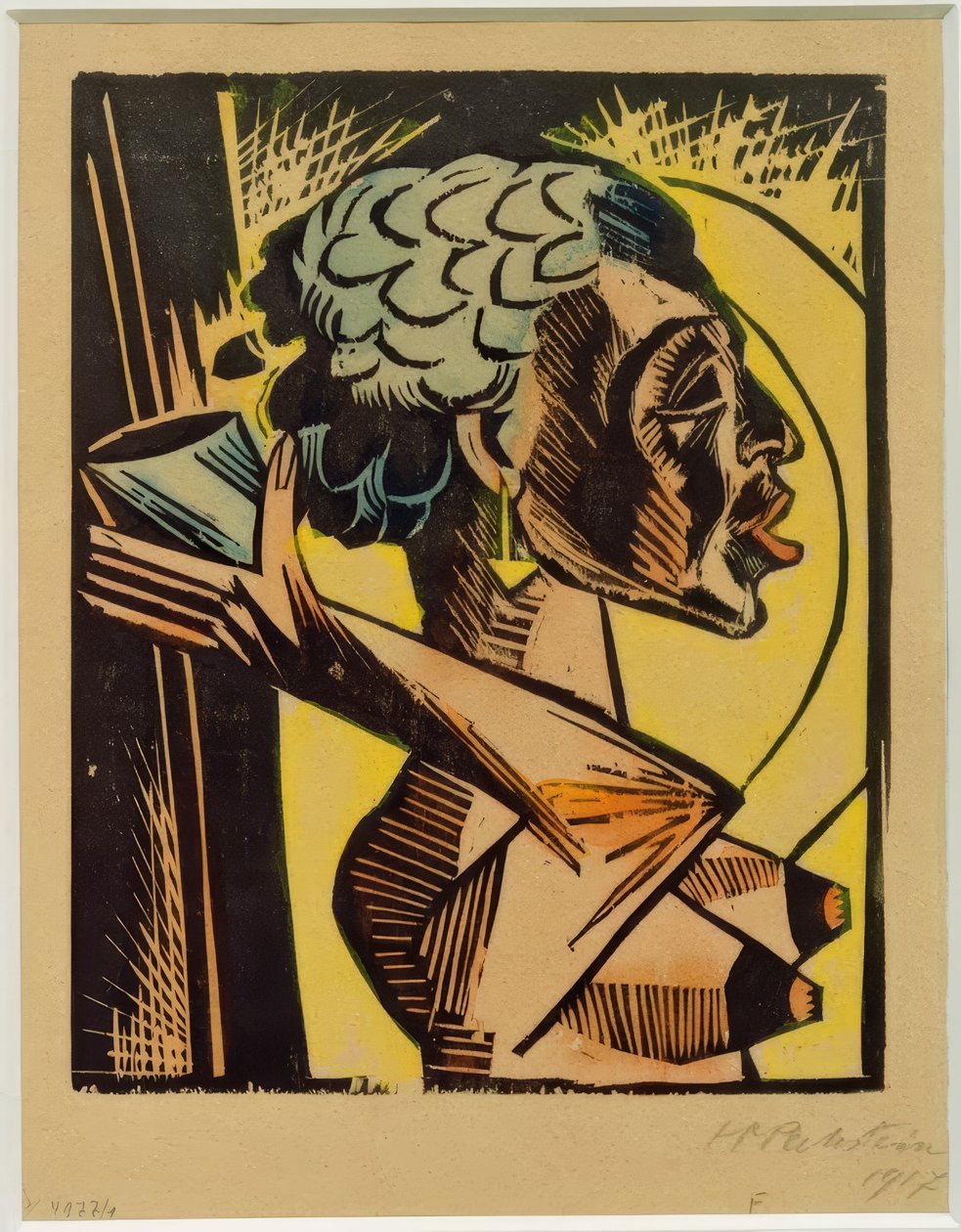 Nu avec gobelet - Max Pechstein