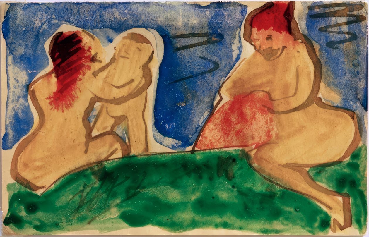À la plage - Max Pechstein