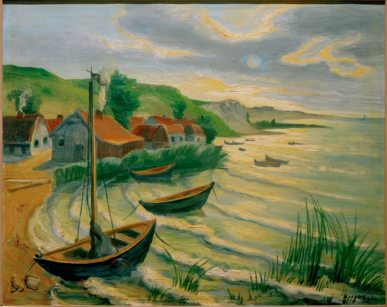 Au bord de la lagune fraîche - Max Pechstein