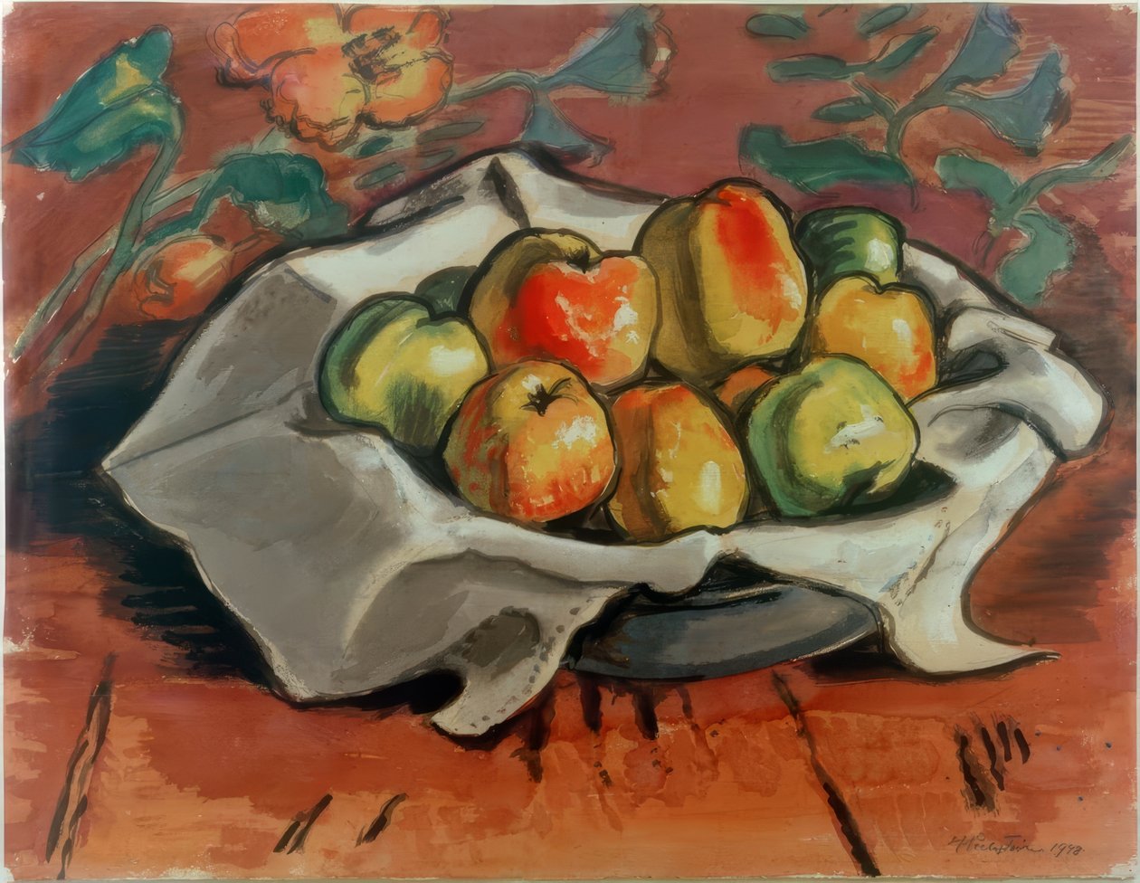 Nature morte aux pommes - Max Pechstein