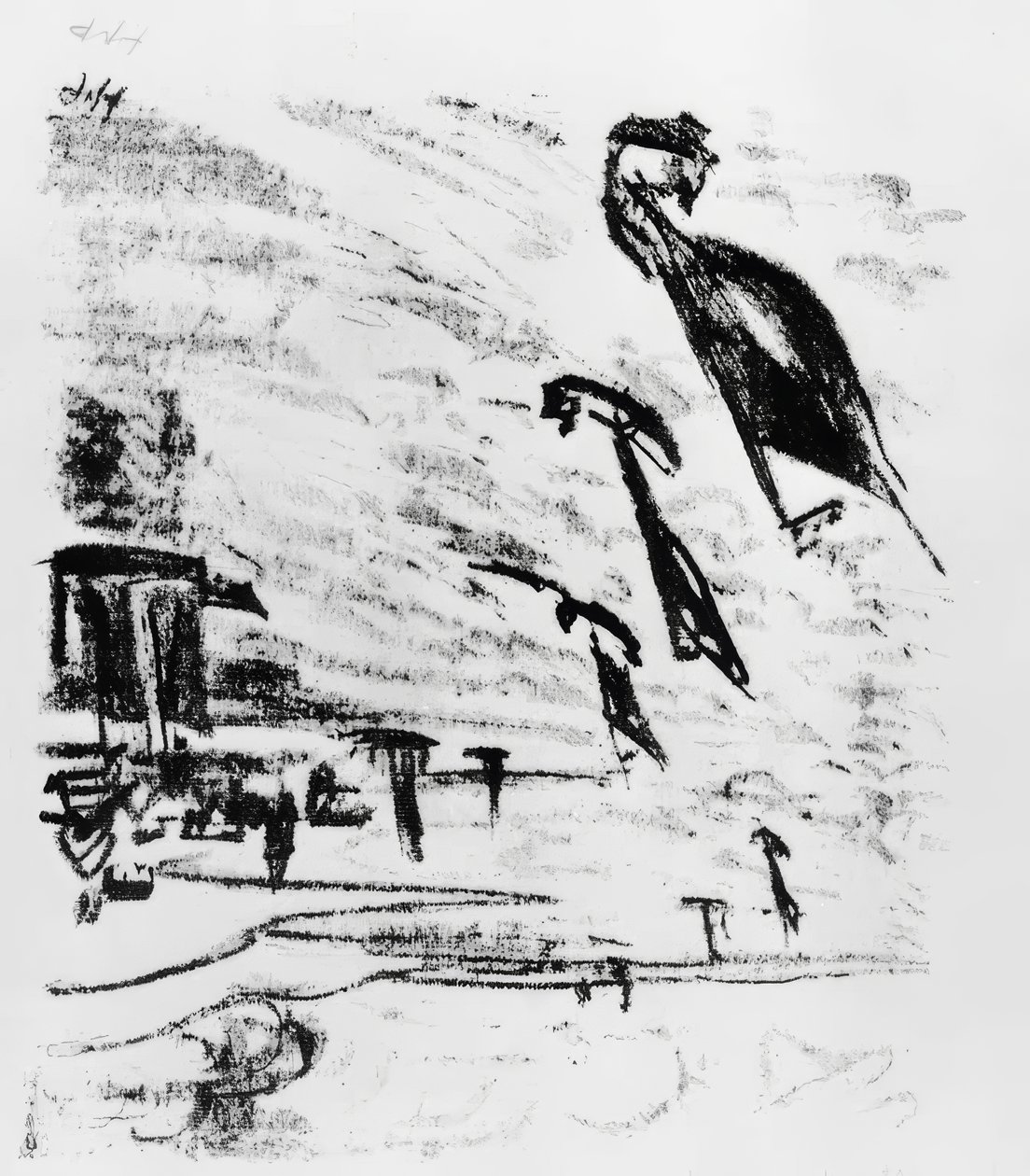 Bateaux sur la lagune - Max Pechstein