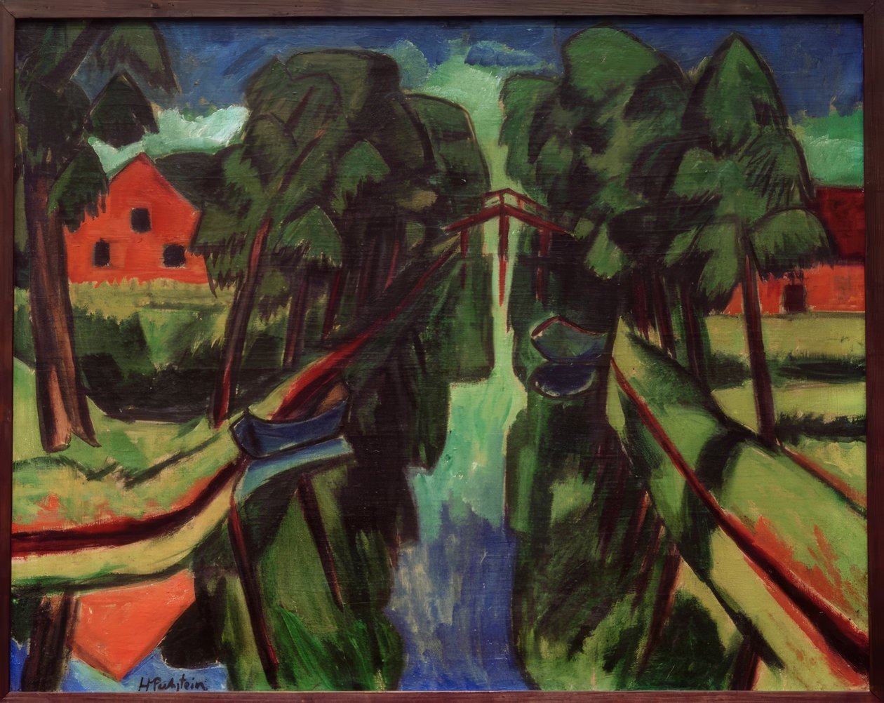 Le fossé du moulin - Max Pechstein