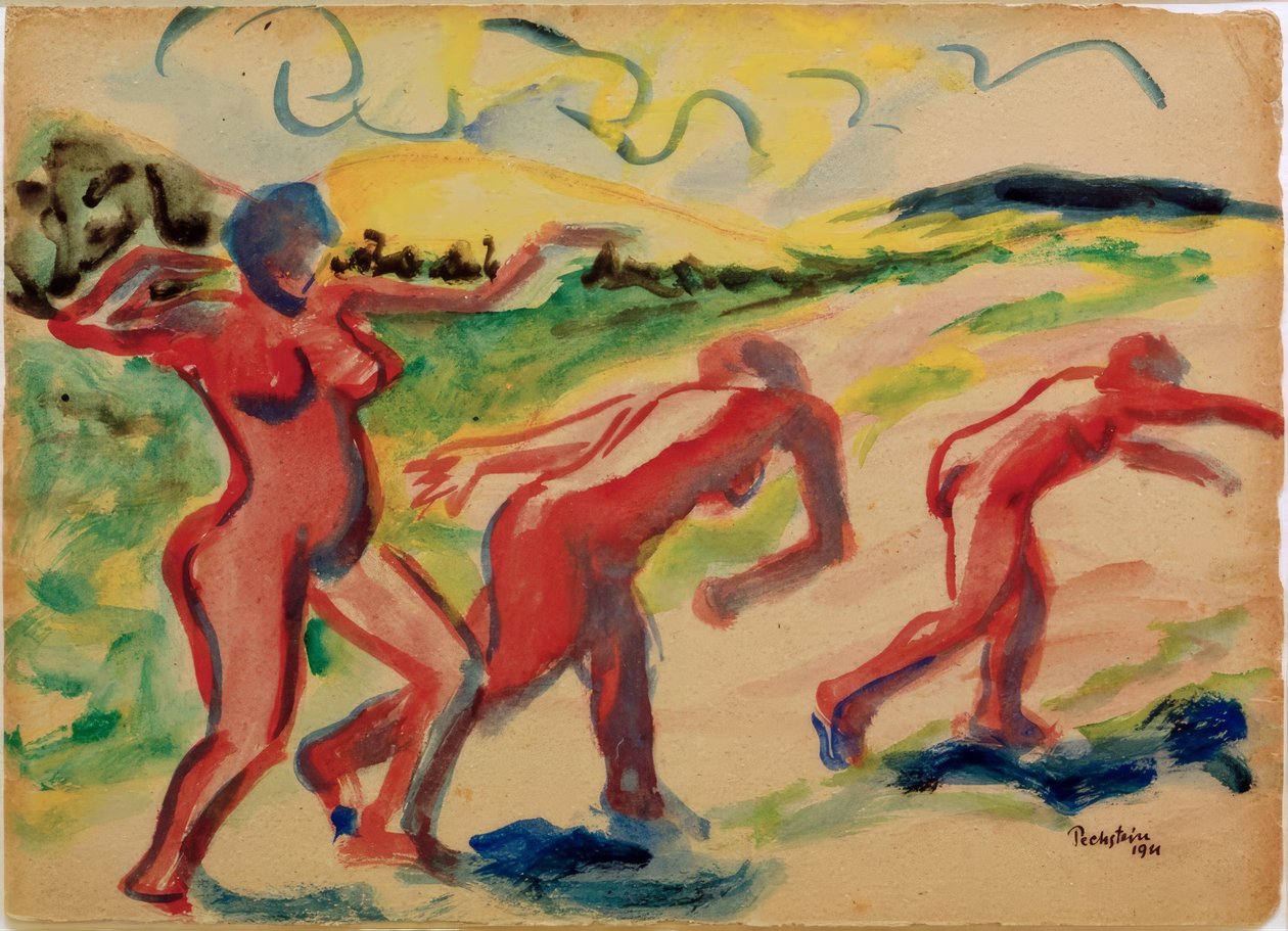 Femmes dans les dunes - Max Pechstein