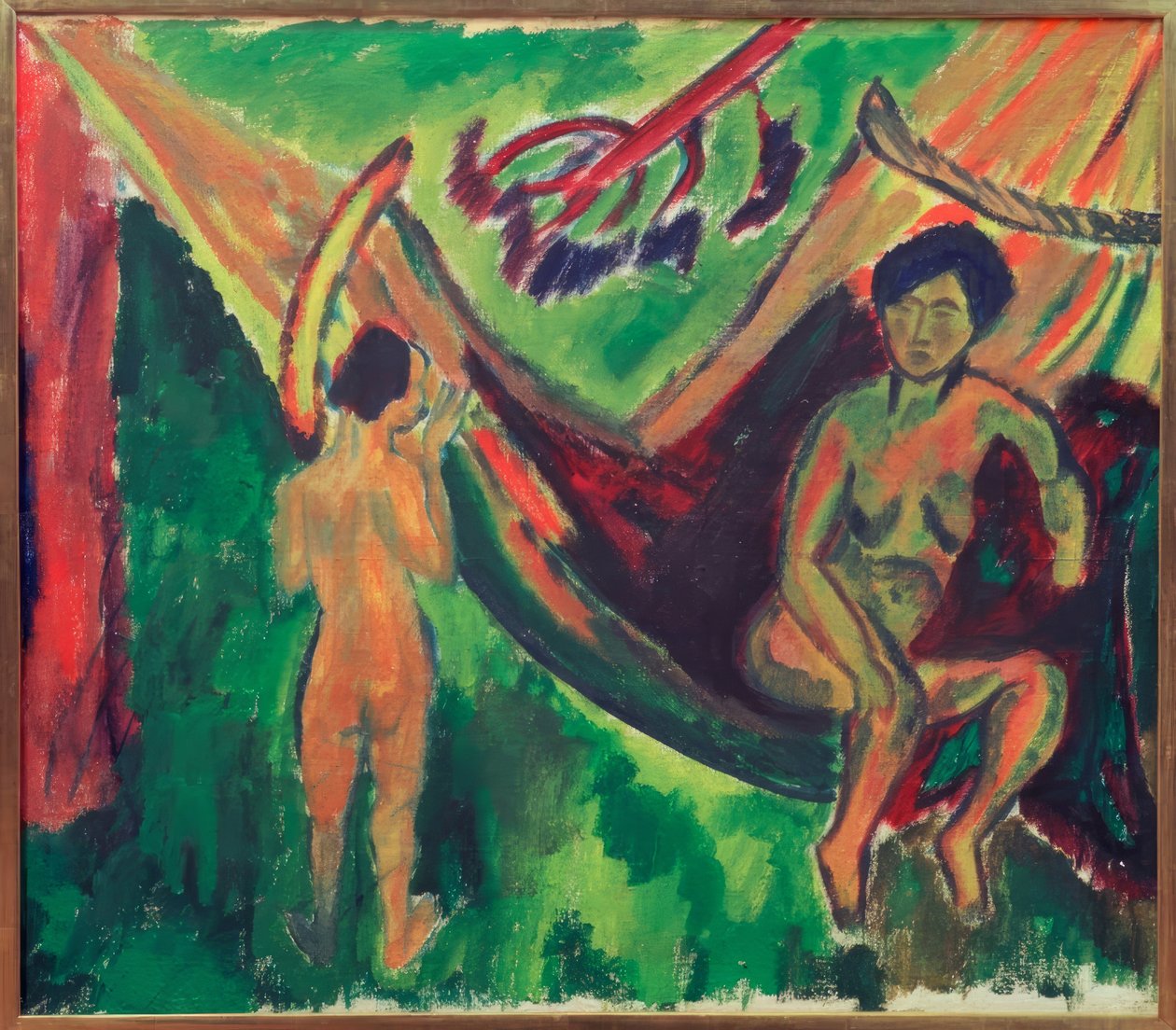 Dans le hamac - Max Pechstein