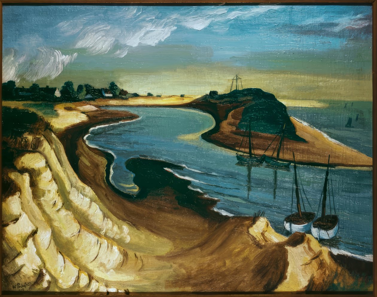 Paysage de la mer Baltique  - Max Pechstein
