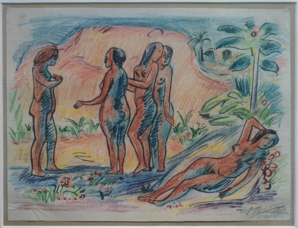 Photos de voyage Italie - Mers du Sud (femmes) - Max Pechstein