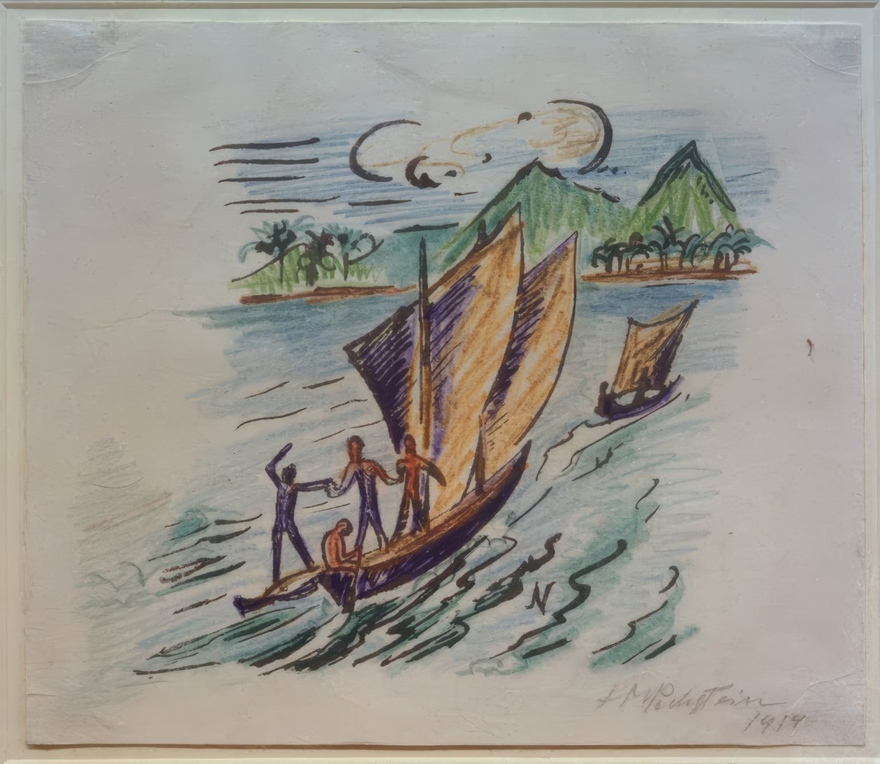 Photos de voyage Italie - Mers du Sud (voiliers à Palau) - Max Pechstein