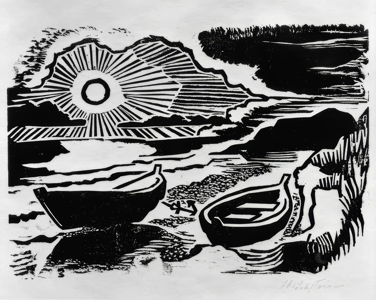 Soleil couchant - Max Pechstein