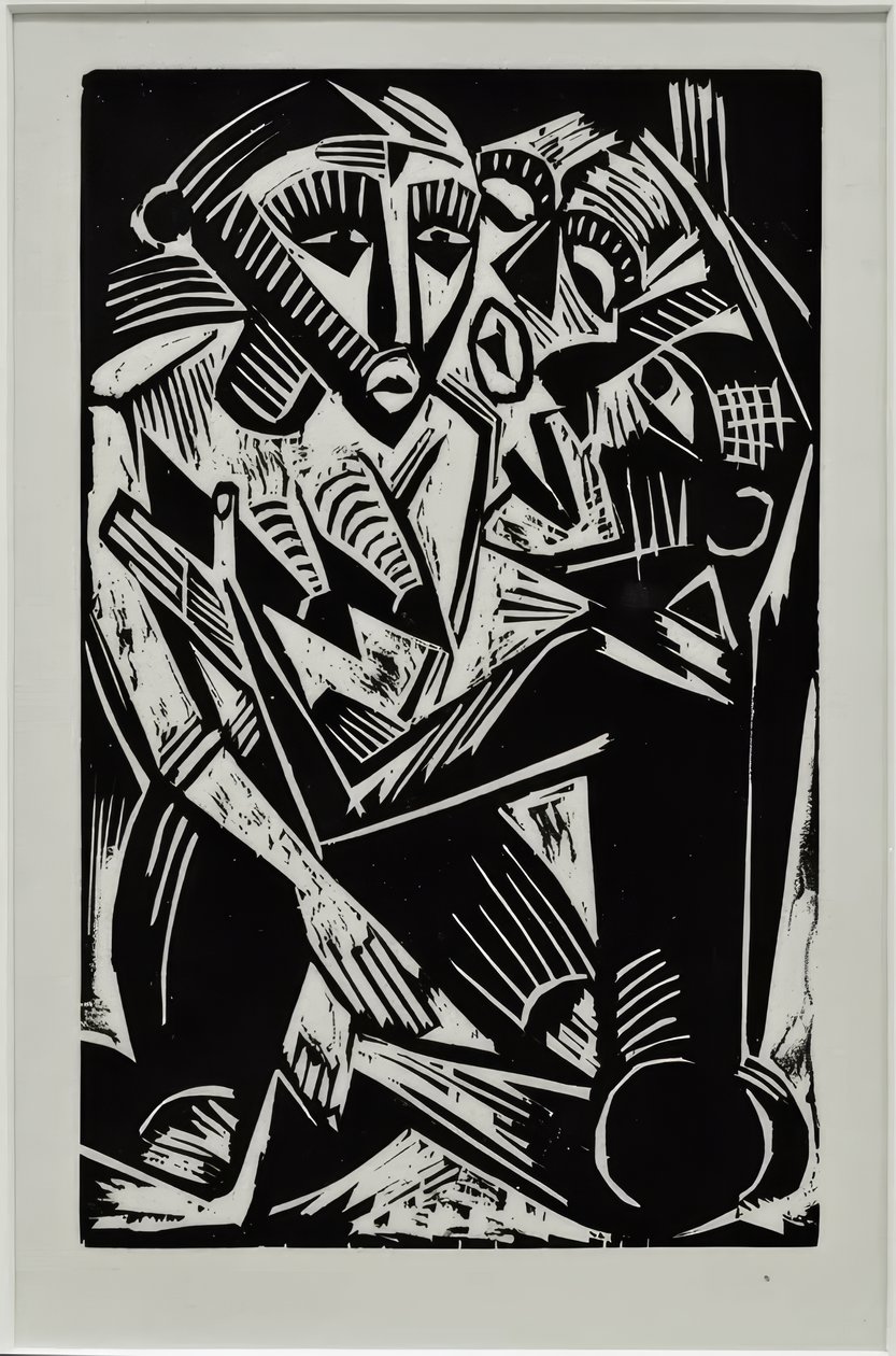 Femme désirée par un homme - Max Pechstein