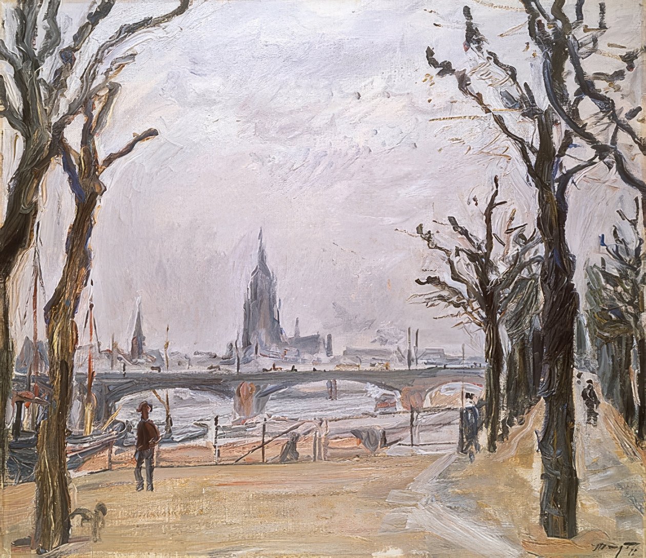 Vue de Francfort - Max Slevogt