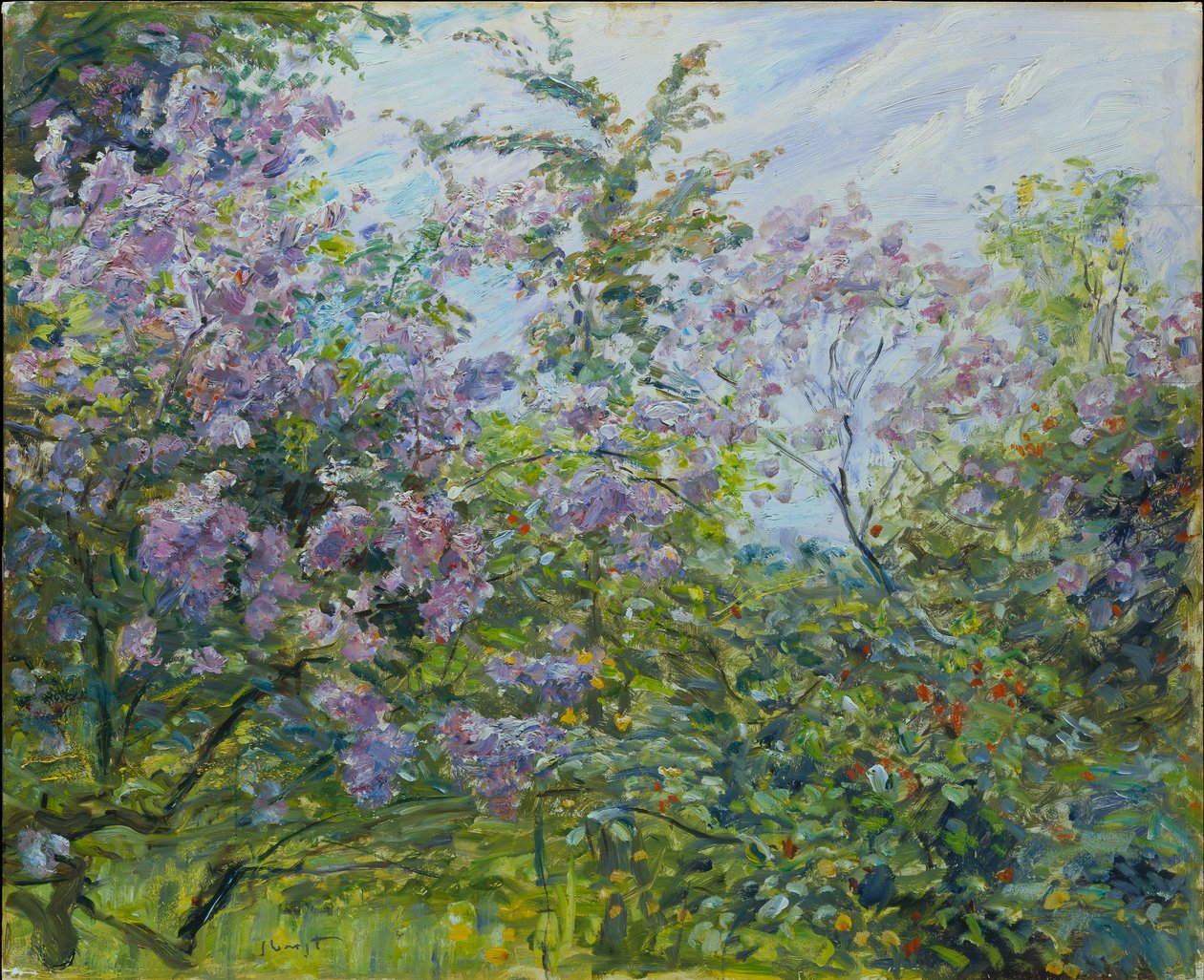 Lilas en fleurs - Max Slevogt
