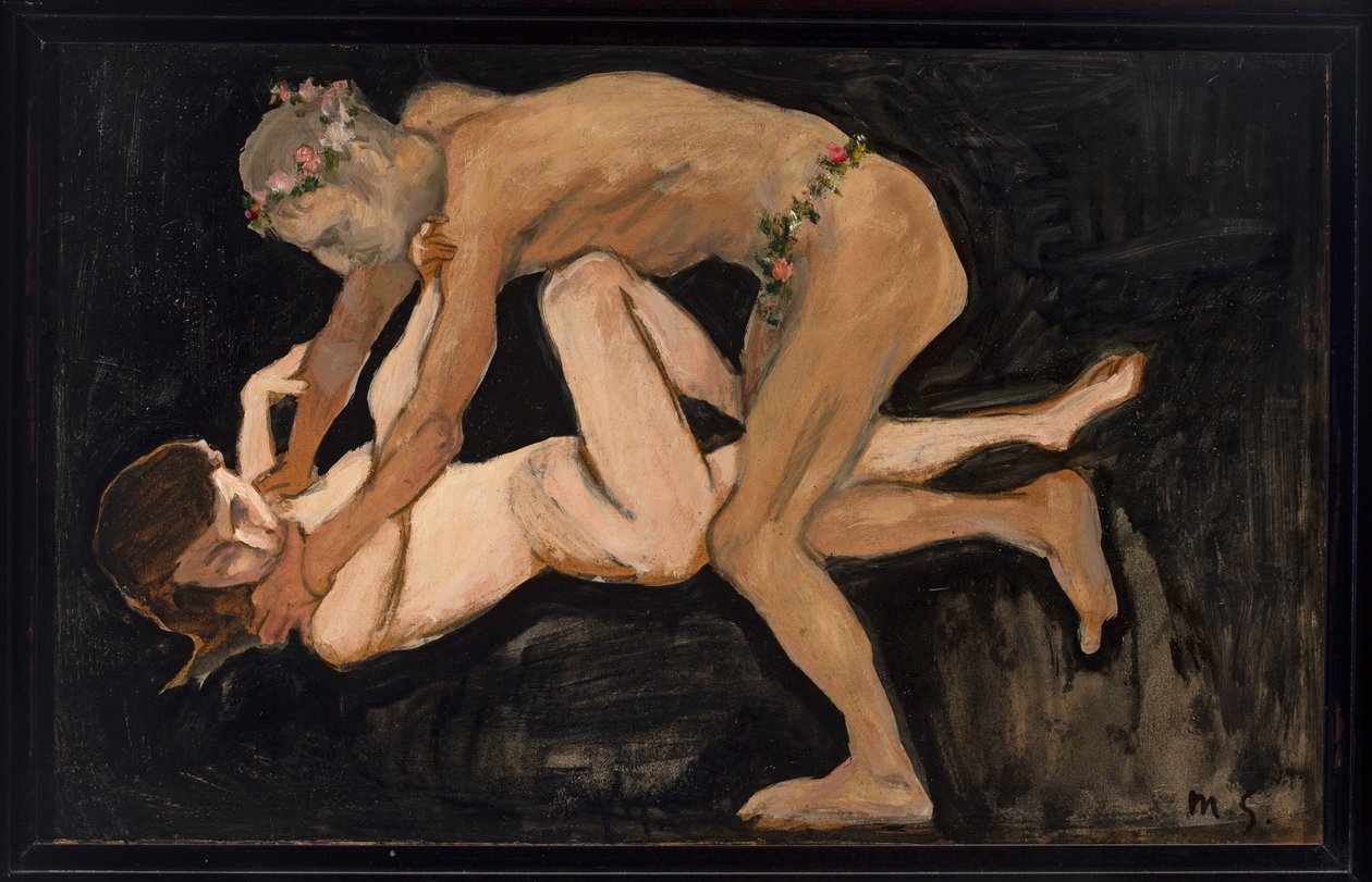 Le faune et la jeune fille - Max Slevogt