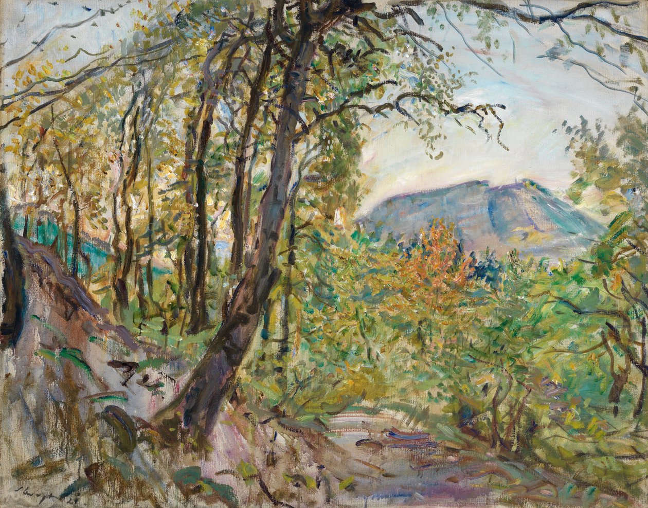 Paysage du Palatinat - Max Slevogt