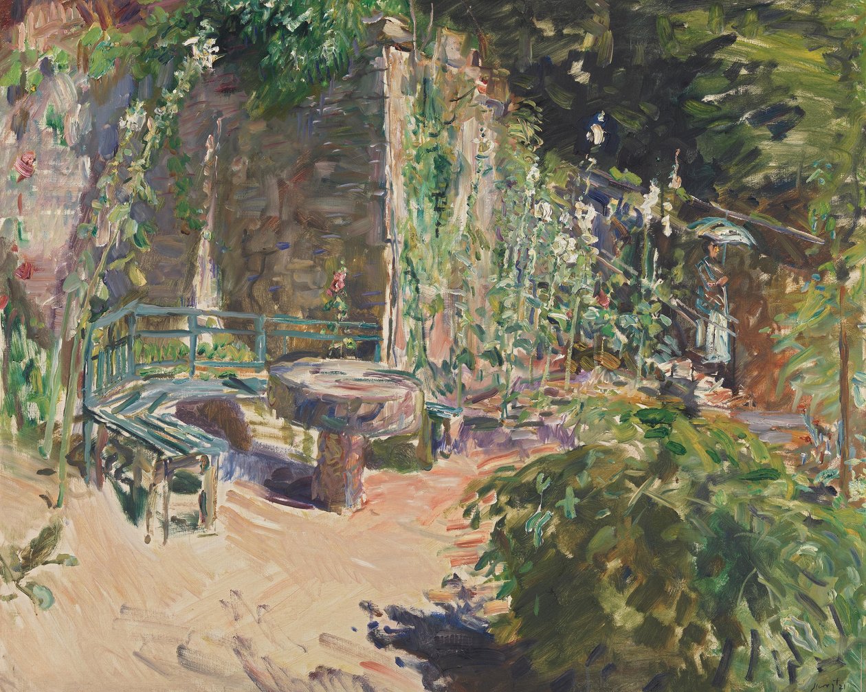Coin ensoleillé du jardin - Max Slevogt