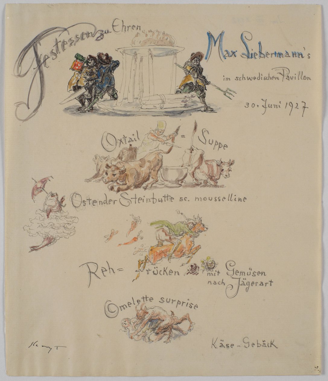 Menu « Banquet en l