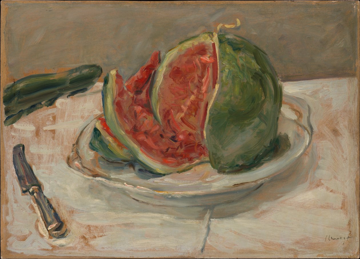 Nature morte à la pastèque - Max Slevogt