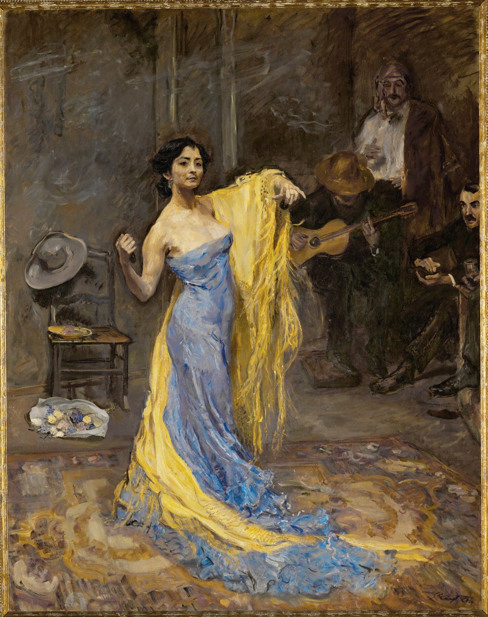 La danseuse Marietta di Rigardo ... (huile sur toile) - Max Slevogt