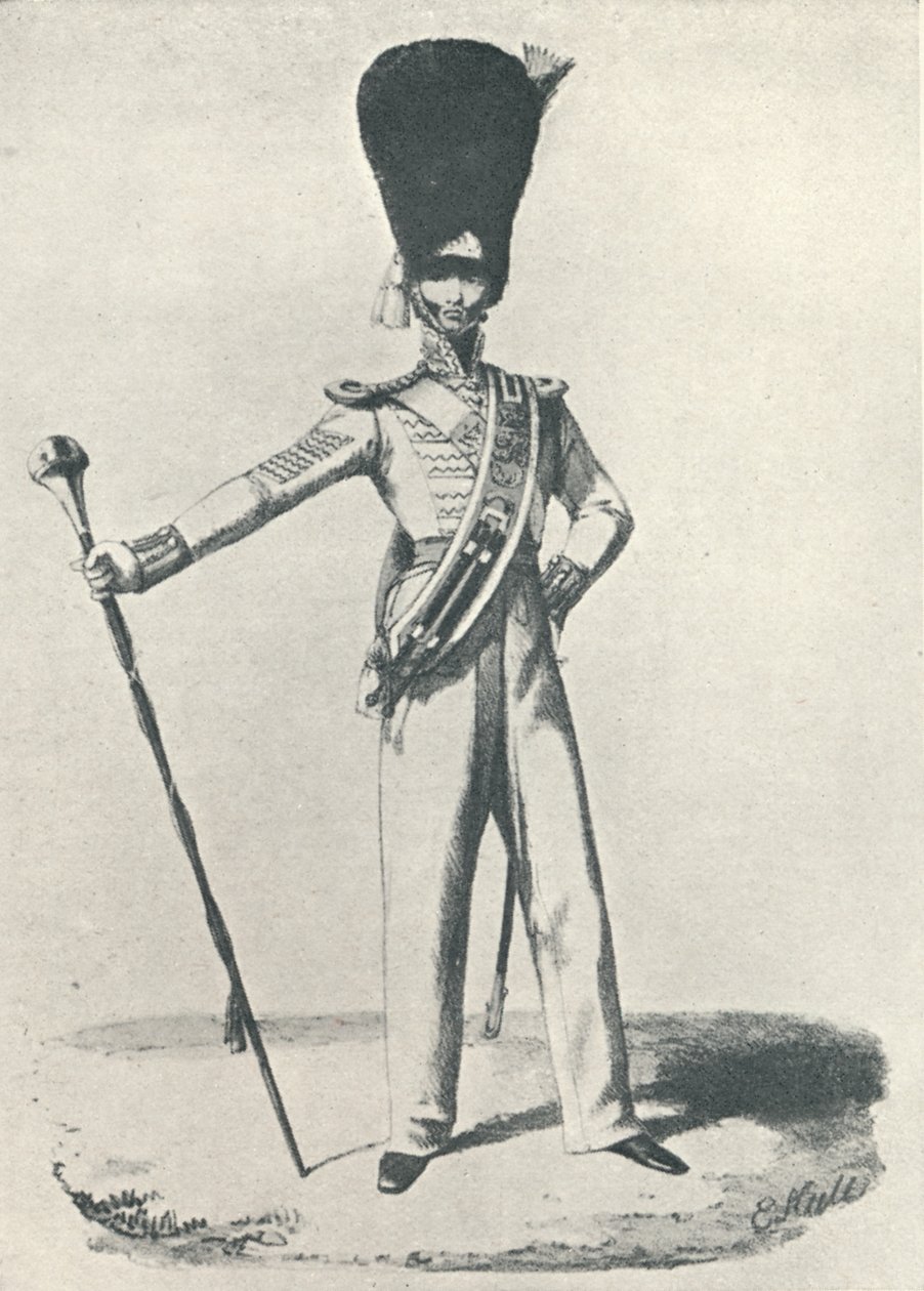 17ème Régiment, Tambour Major 1830, 1830 1909 - Maxim Gauci