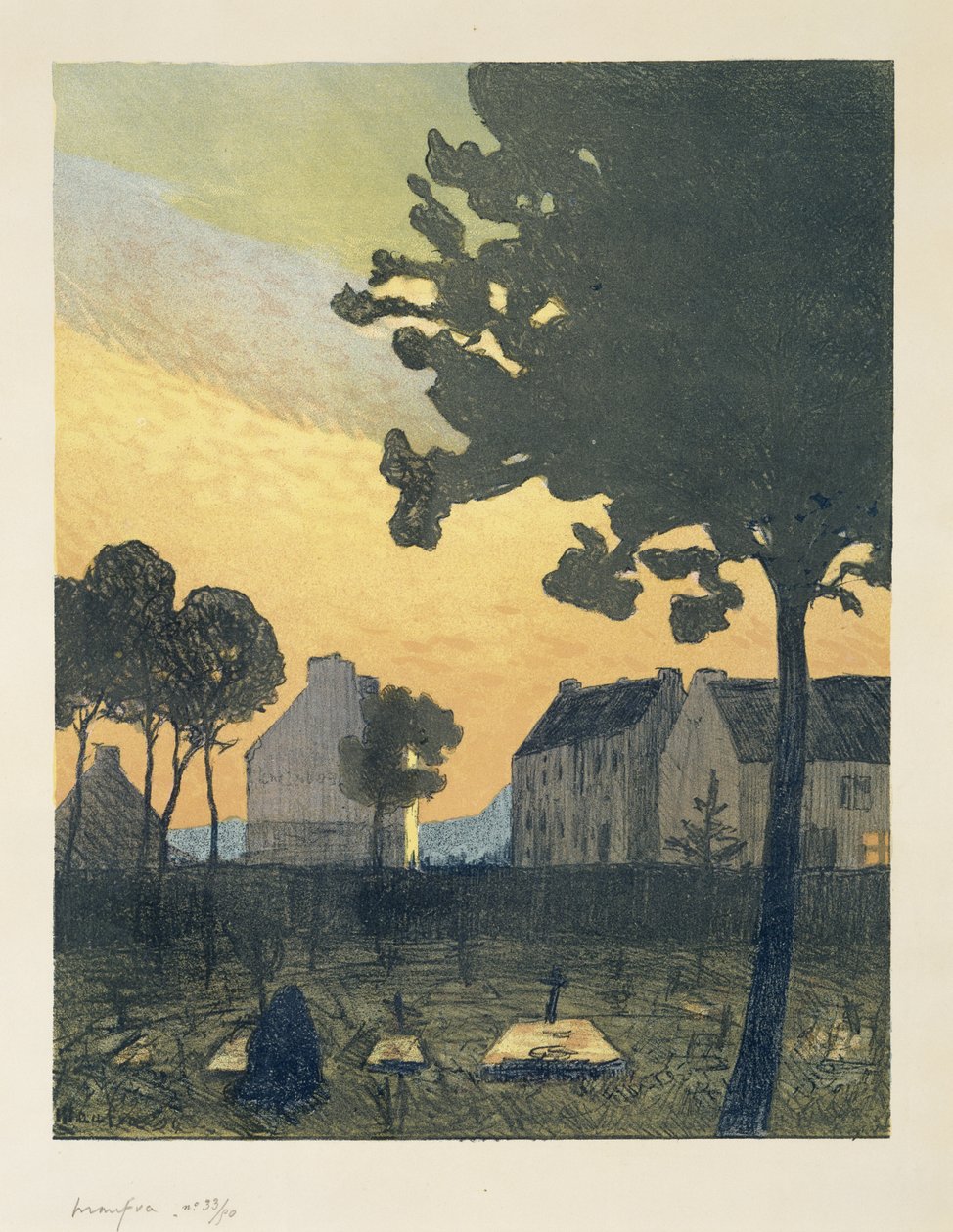 Paysage au soir - Maxime Emile Louis Maufra