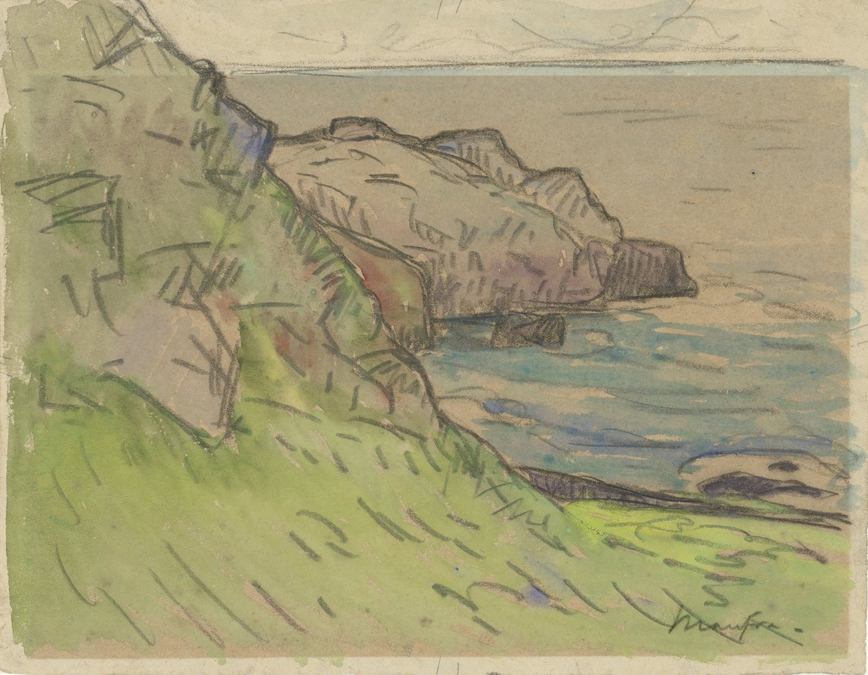 Côte rocheuse en Bretagne - Maxime Camille Louis Maufra