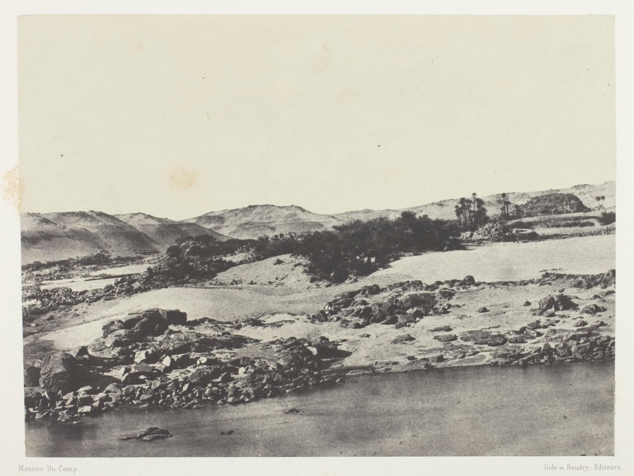 Entrée de la Première Cataracte, Haute-Égypte - Maxime Du Camp
