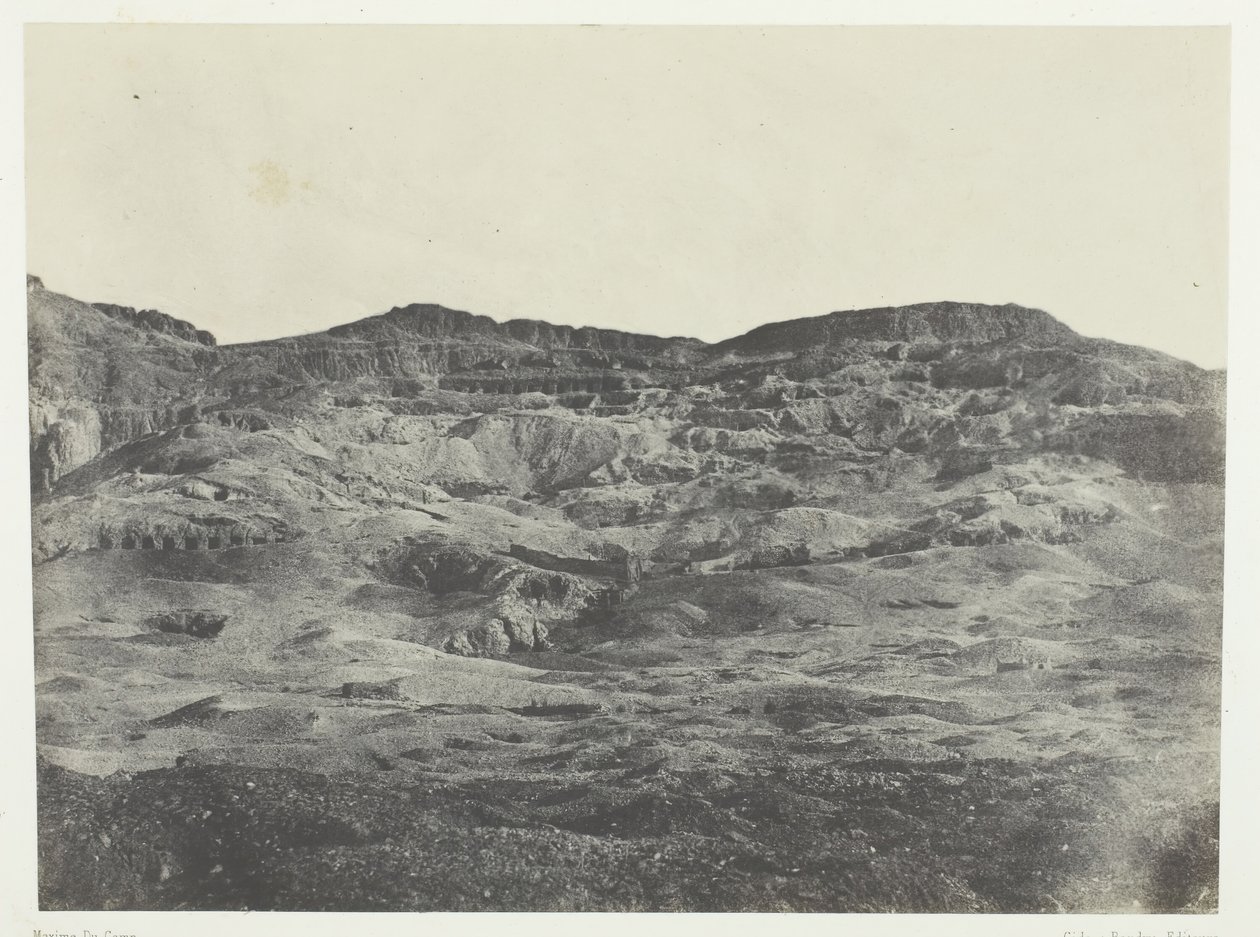 Gournah, Nécropole de Thèbes, Thèbes, 184951, imprimé 1852 - Maxime Du Camp