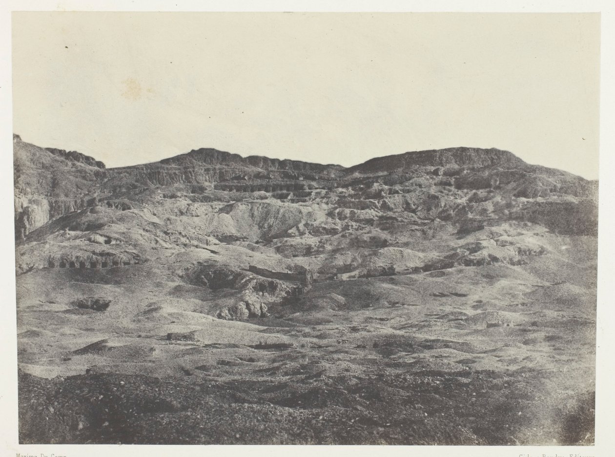 Gournah, Nécropole de Thèbes; Thèbes - Maxime Du Camp