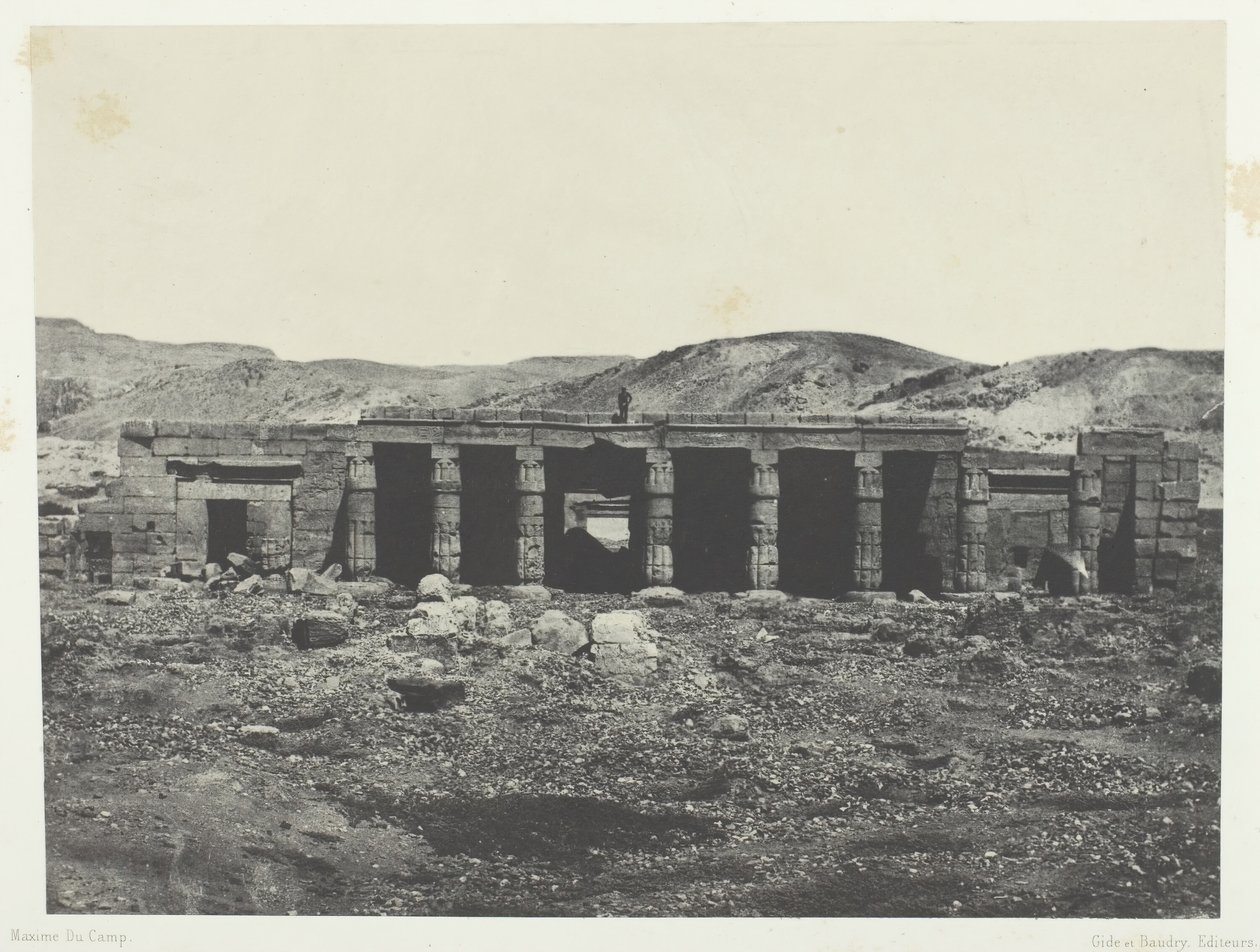 Gournah, Palais de Ménephta 1er, Thèbes, 1849-51, imprimé en 1852 - Maxime Du Camp