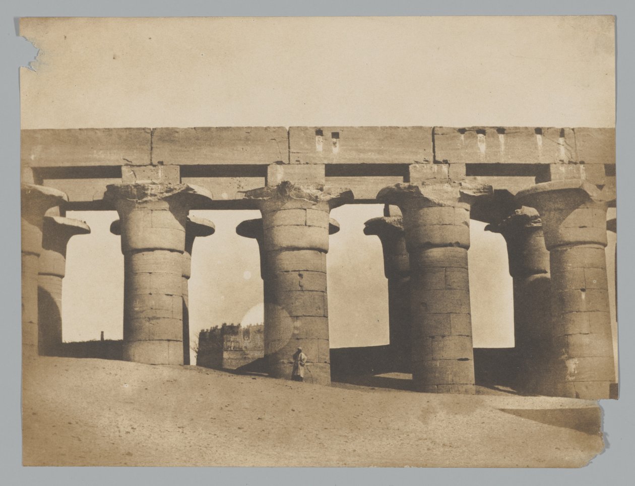 Louxor, grande colonnade du palais - Maxime Du Camp